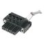 PCB plug-in connector, female plug, 7.62 mm, Number of poles: 6, 180°, Clamping yoke connection, Clamping range, max. : 10 mm², Box thumbnail 1
