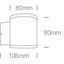 WHITE COB 6W WW IP54 100-240V thumbnail 3