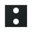 Cover plate - KNX 1/2-gang sensors - 2M - Matt Black thumbnail 1
