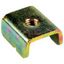 Stirrup - for fixing equipment on C profile rail - for M6 screw thumbnail 1