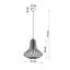 HANGING LAMP ELZA E27 1X60W IP20 thumbnail 5