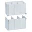 Sealable terminal cover - IP20 - for DSX 3-pole size 2 manual disconnector and source changeover switch thumbnail 2