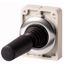 Joystick, Flat Front (drilling dimensions 30.5 mm), vertically momentary, with metal shaft, 2 positions, Metal bezel thumbnail 1