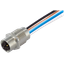 M12 Power female recept. L-cod. front PE-X-wires 4x2.5 UL 1m thumbnail 2