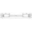 894-8392/073-306 pre-assembled interconnecting cable; Cca; Socket/plug thumbnail 3