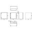 Wall-mounted enclosure 1 door IP65 H=600 W=600 D=400 mm thumbnail 2