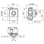 Gutter clamp StSt f. bead 16-22mm w. double cleat f. Rd 8-10mm cross-s thumbnail 2
