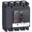 circuit breaker ComPact NSX100F, 36 kA at 415 VAC, TMD trip unit 32 A, 4 poles 3d thumbnail 4