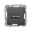 SOCKET CAT5e KS DOUBLE 2x RJ45 8/8 AT XO 4417061 thumbnail 1