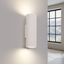 CARBON VERTICAL WALL LAMP WITH BEIGE MINIMALISTIC LAMPSHADE FOR DINING ROOM 2XGU10 thumbnail 10