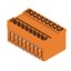 PCB plug-in connector, male header, closed side, THT solder connection, 5.00 mm, Number of poles: 18, 90°, Solder pin length (l): 3.2 mm, tinned, orange, Box thumbnail 3