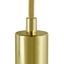 Cylindrical metal cable clamp complete with rod, nut and washer - 2 pieces thumbnail 2