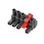 PCB plug-in connector, female plug, 7.62 mm, Number of poles: 6, 180°, Clamping yoke connection, Clamping range, max. : 4 mm², Box thumbnail 1