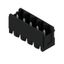 PCB plug-in connector, male header, Dovetails for fixing blocks, THT solder connection, 5.08 mm, Number of poles: 5, 180°, Solder pin length (l): 3.2 mm, tinned, black, Box thumbnail 2