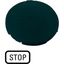 M22-XD-S-GB0 Button plate, flat black, STOP thumbnail 3