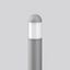 MEGA LATERNE R, silver, on/off Bollards, D 115 H 1050, Opal glass thumbnail 2