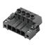 PCB plug-in connector, male plug, 7.62 mm, Number of poles: 3, 180°, Clamping yoke connection, Clamping range, max. : 6 mm², Box thumbnail 3
