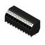 Printed circuit board terminals, 3.50 mm, Number of poles: 10, 135°, Solder pin length (l): 3.5 mm, black, PUSH IN with actuator, Clamping range, max. : 1.5 mm², Tube thumbnail 3