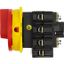 P3-100/EA/SVB/N Main switch, P3, 100 A, flush mounting, 3 pole + N, Emergency switching off function, With red rotary handle and yellow locking ring, Lockable in the thumbnail 3