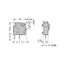 Stackable PCB terminal block push-button 2.5 mm² black thumbnail 2