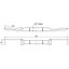 Copper cable earthing bridge NYY-O, lug on both ends 80X30mm L 500mm thumbnail 2