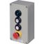 T0-1-8214/I1 Changeoverswitches, T0, 20 A, surface mounting, 1 contact unit(s), Contacts: 2, 45 °, momentary, With 0 (Off) position, with spring-return from both d thumbnail 492