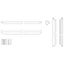 Cable fixing bars (pair) for 400 mm wide enclosures thumbnail 3