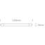 T8 GLASS TUBE 18W DL 120cm FROSTED 230V thumbnail 2