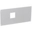 Metal faceplate XL³ 4000 - for 1 DPX 630 horizontal - captive screws - 24 mod thumbnail 2