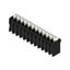 Printed circuit board terminals, 3.81 mm, Number of poles: 12, 180°, Solder pin length (l): 1.5 mm, black, PUSH IN with actuator, Clamping range, max. : 1.5 mm², Tube thumbnail 2
