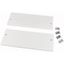 XMC0606-BS Snap-on cover, closed, BS, HxW=150x600mm, grey thumbnail 1