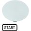 M22-XDP-W-GB1 Button plate, mushroom black, START thumbnail 3
