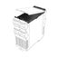 Front element, OMNIMATE Housing - series CH20M  black, Front element, including preperation for flip cover, Width: 45 mm thumbnail 1