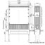 Polyester distribution box, size 2/1005 with rail system, 1005x1110x315mm thumbnail 3