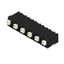 Printed circuit board terminals, 7.62 mm, Number of poles: 6, 90°, Solder pin length (l): 3.5 mm, black, PUSH IN with actuator, Clamping range, max. : 1.5 mm², Tube thumbnail 4
