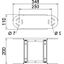 Adjustable bend element for cable ladder 110x200 Steel Hot-dip galvani thumbnail 2