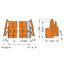 2-conductor female connector Push-in CAGE CLAMP® 2.5 mm² orange thumbnail 2