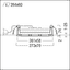 SUI DSG6 FRAME BK WH - Installation frame thumbnail 3