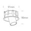 WHITE COB 6,5W WW 700mA 36deg ADJUSTABLE DARK LIGHT thumbnail 3