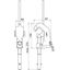 Conductor clamp with prod for D 4-40mm with long T pin shaft DB Mat. N thumbnail 2