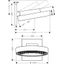 Rainfinity 250 1jet Eco overhead shower, wall-mounted, white thumbnail 2