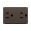 L.NOW - US DUPLEX SOCKET 15A BRONZE thumbnail 2