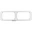 BP-FLP-800-F3A-W Cable entry / flange plate for W=800mm, for F3A, white thumbnail 3