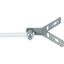 Y-shaped mounting bracket 90° StSt w. clamping bolt Al W 16.2mm f. DEH thumbnail 1