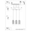 Pendant lamp BRINA 3L  white thumbnail 7