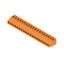 Printed circuit board terminals, 5.08 mm, Number of poles: 19, 180°, Solder pin length (l): 3.2 mm, tinned, orange, Clamping yoke connection, Clamping range, max. : 6 mm², Box thumbnail 2