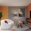 Floor lamp NATT burgundy thumbnail 5