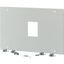XMN44F04C-XMV Front plate, NZM4, 4p, fixed version, rotary handle with interlock, W=425mm thumbnail 6