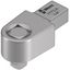 7773 A insteekgereedschap met vierkant, 9x12 mm, 1/4&quot; x 44 mm thumbnail 1