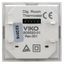 Digital room thermsotat - top part, heating, silver thumbnail 2